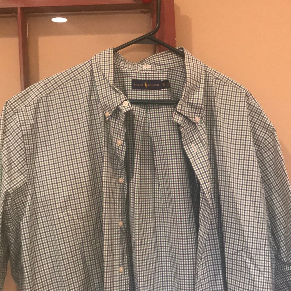 Ralph Lauren button down polo no pocket